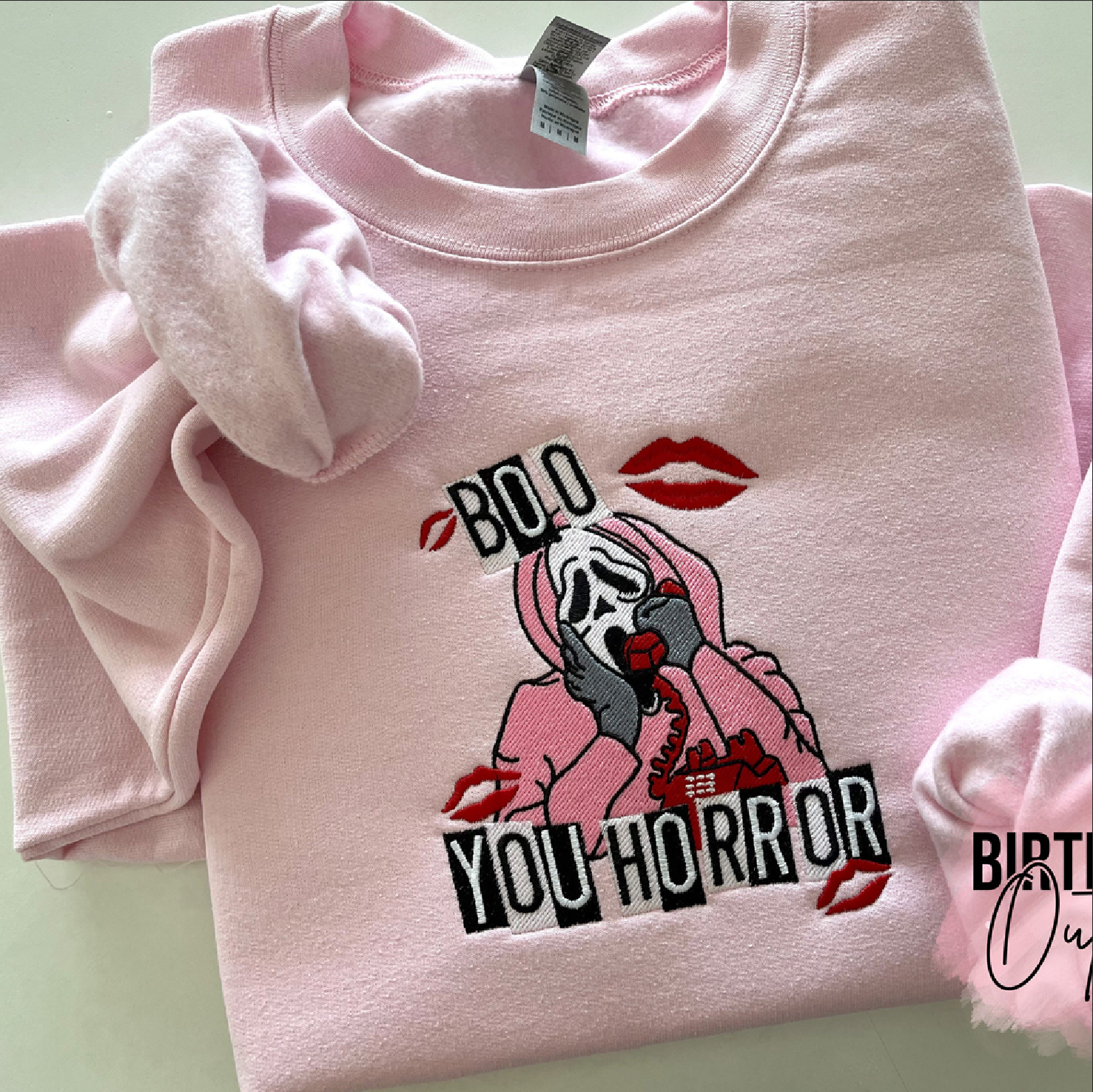 Boo your Horror Halloween embroidered sweatshirts