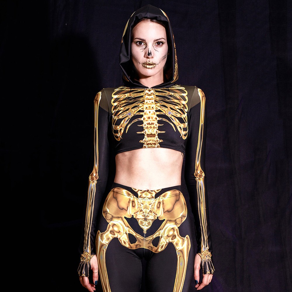 Skeleton Sexy Halloween Costume Women
