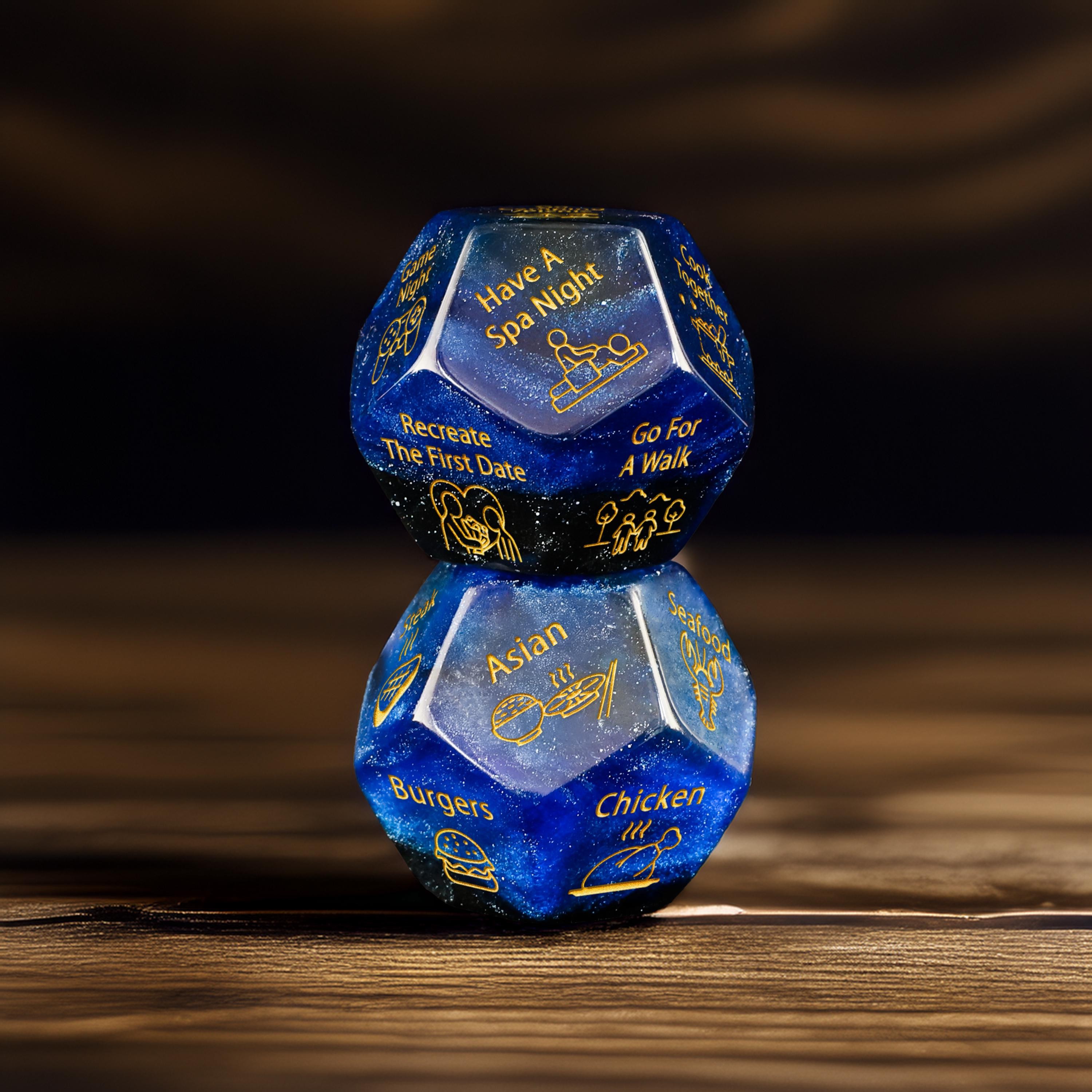 Personalized Couple Game Dice Set with Box Christmas Gift For Couple