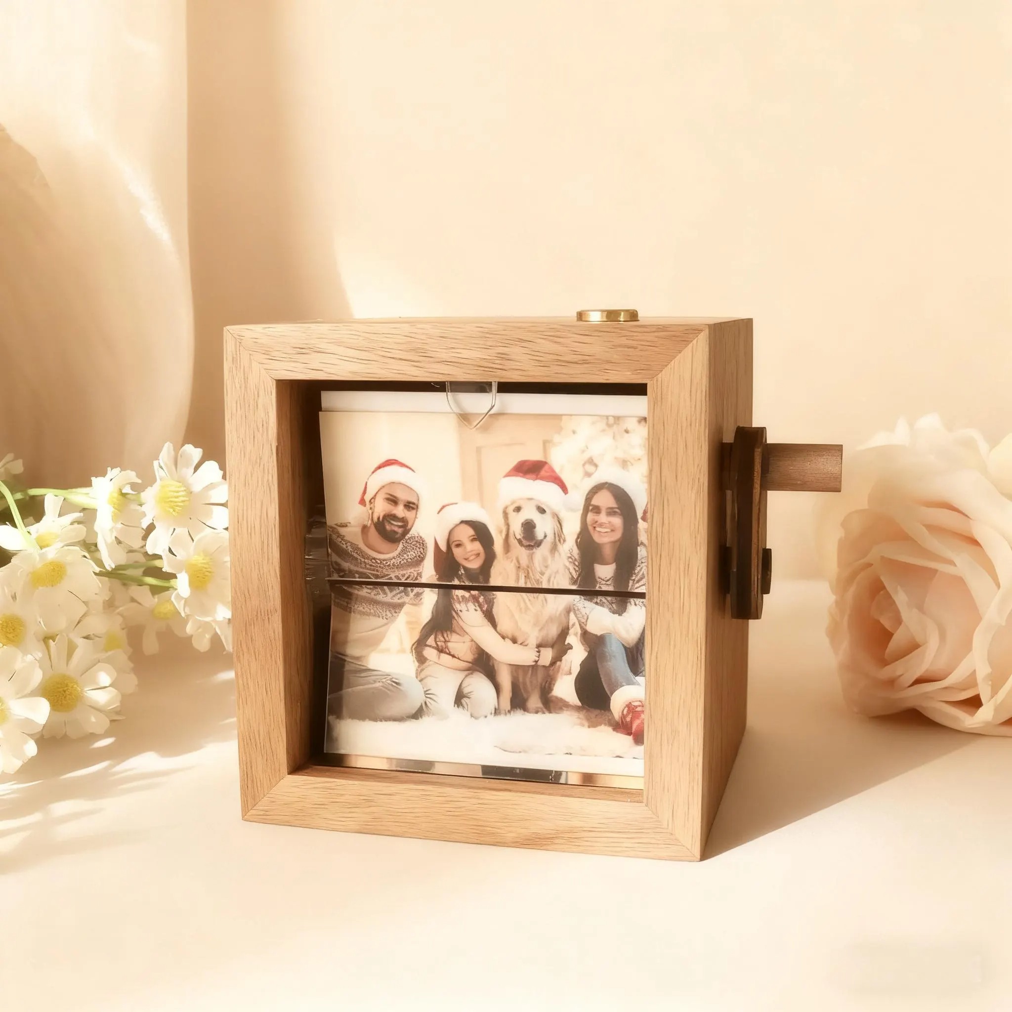 Personalized Photo Flipbook Animation Stand Christmas Gift For Family