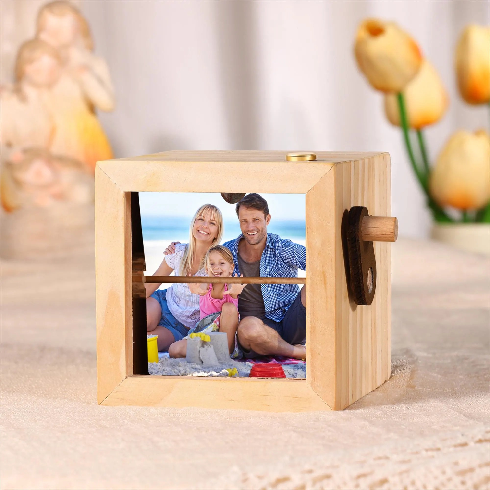 Personalized Photo Flipbook Animation Stand Christmas Gift For Family