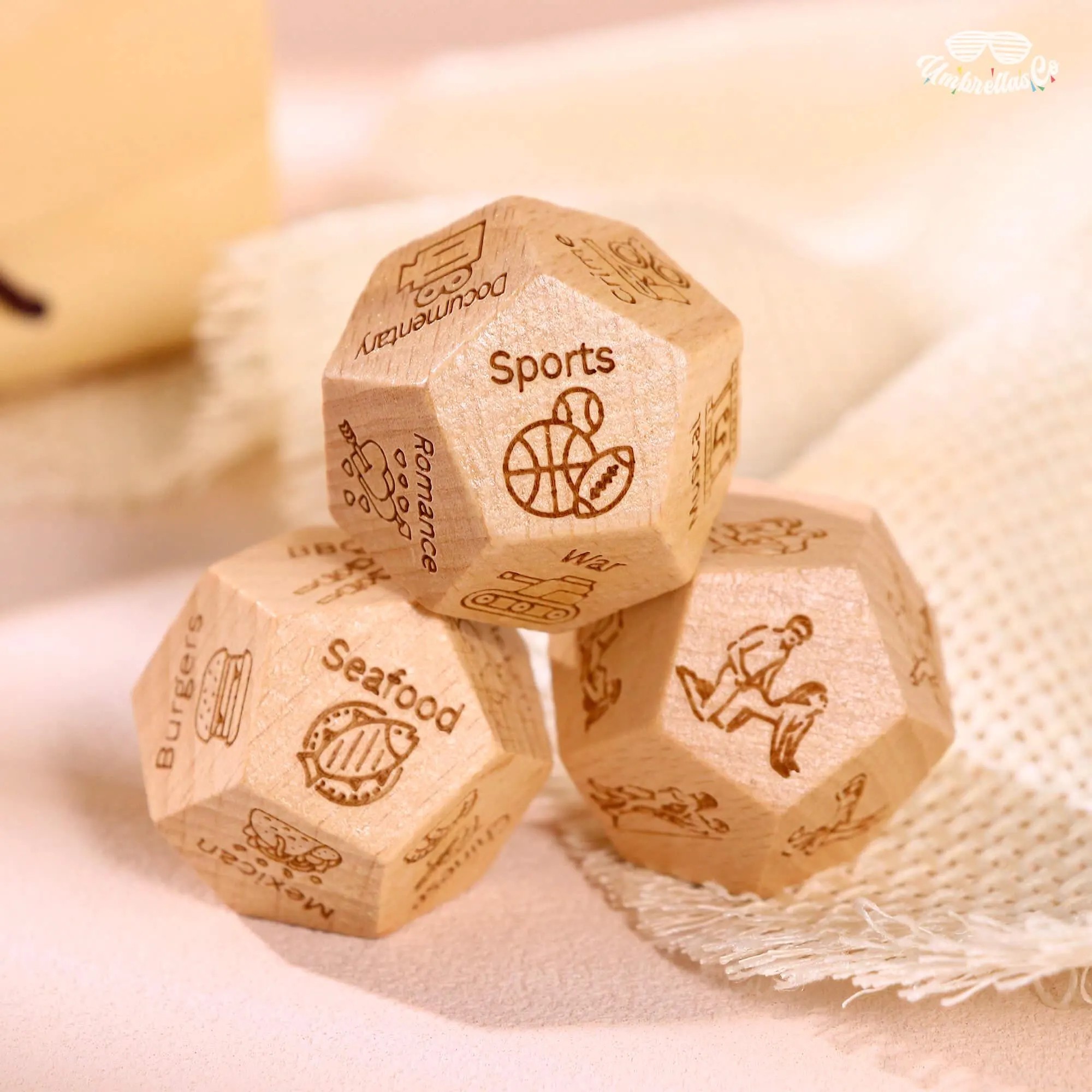 Personalized Couple Game Dice Set with Box Christmas Gift For Couple