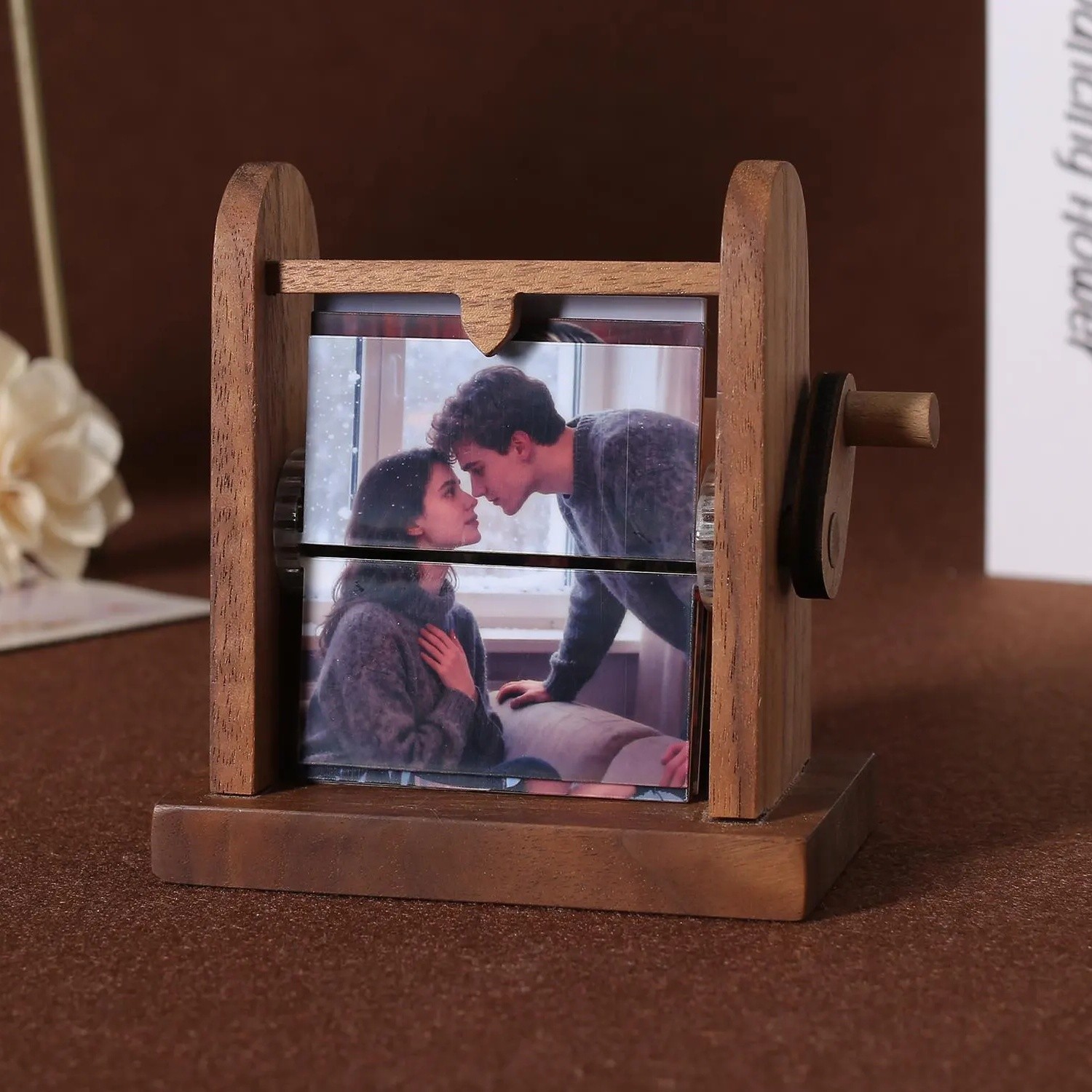 Personalized Photo Flipbook Animation Stand Gift For Christmas