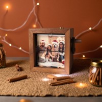 Personalized Photo Flipbook Animation Stand Christmas Gift For Family