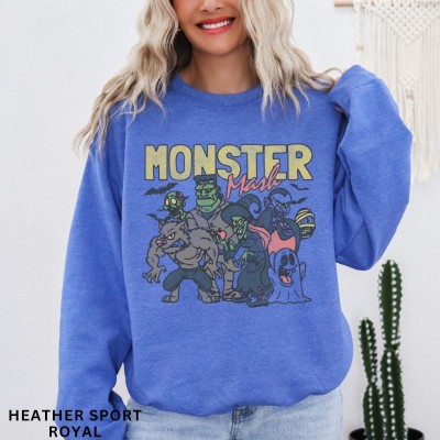 Retro Halloween Monster Mash Sweatshirt