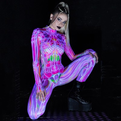 Pink Alien Costume for Women Halloween Costume 
