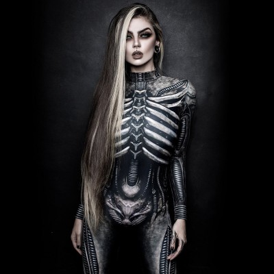 Halloween Skeleton Costume Halloween Bodysuit