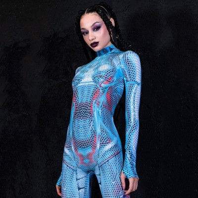 Blue Robot Costume Halloween Costume Women