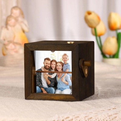 Personalized Photo Flipbook Animation Stand Christmas Gift For Family