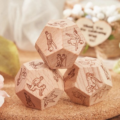 Personalized Couple Game Dice Set with Box Christmas Gift For Couple