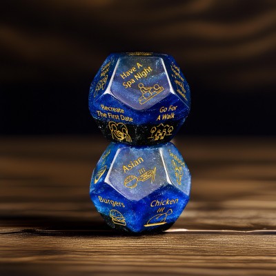 Personalized Couple Game Dice Set with Box Christmas Gift For Couple