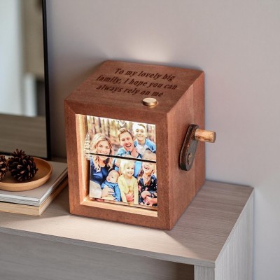 Personalized Photo Flipbook Animation Stand Christmas Gift For Family