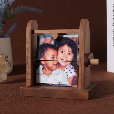 Personalized Photo Flipbook Animation Stand Gift For Christmas
