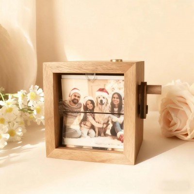 Personalized Photo Flipbook Animation Stand Christmas Gift For Family