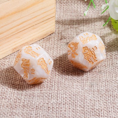 Personalized Couple Game Dice Set with Box Christmas Gift For Couple