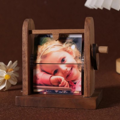 Personalized Photo Flipbook Animation Stand Gift For Christmas